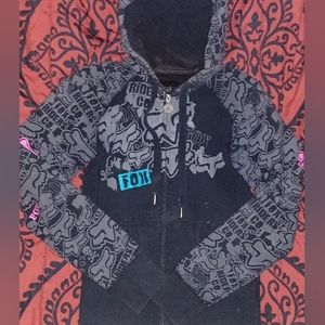 Like new Fox full zip hoodie size medium